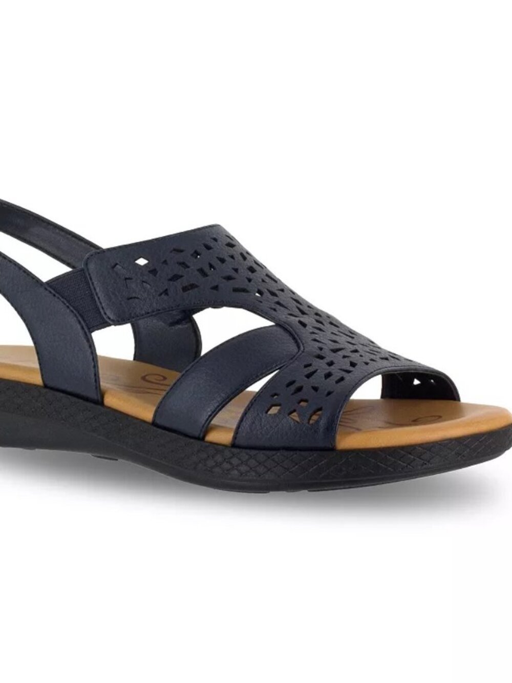 NIB Easy Street Bolt Sandals SIZE 8.5 Navy Blue